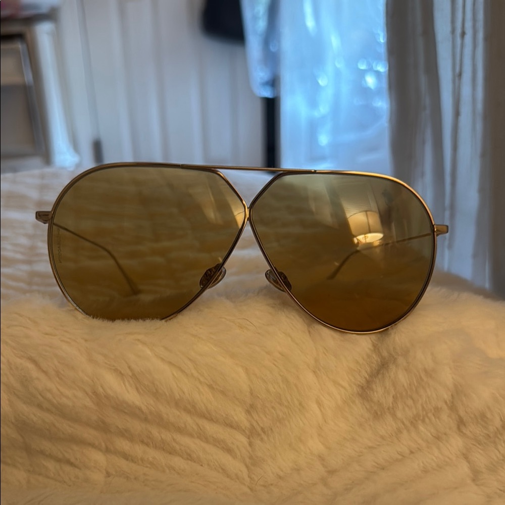 Dior Gold Aviator Sunglasses